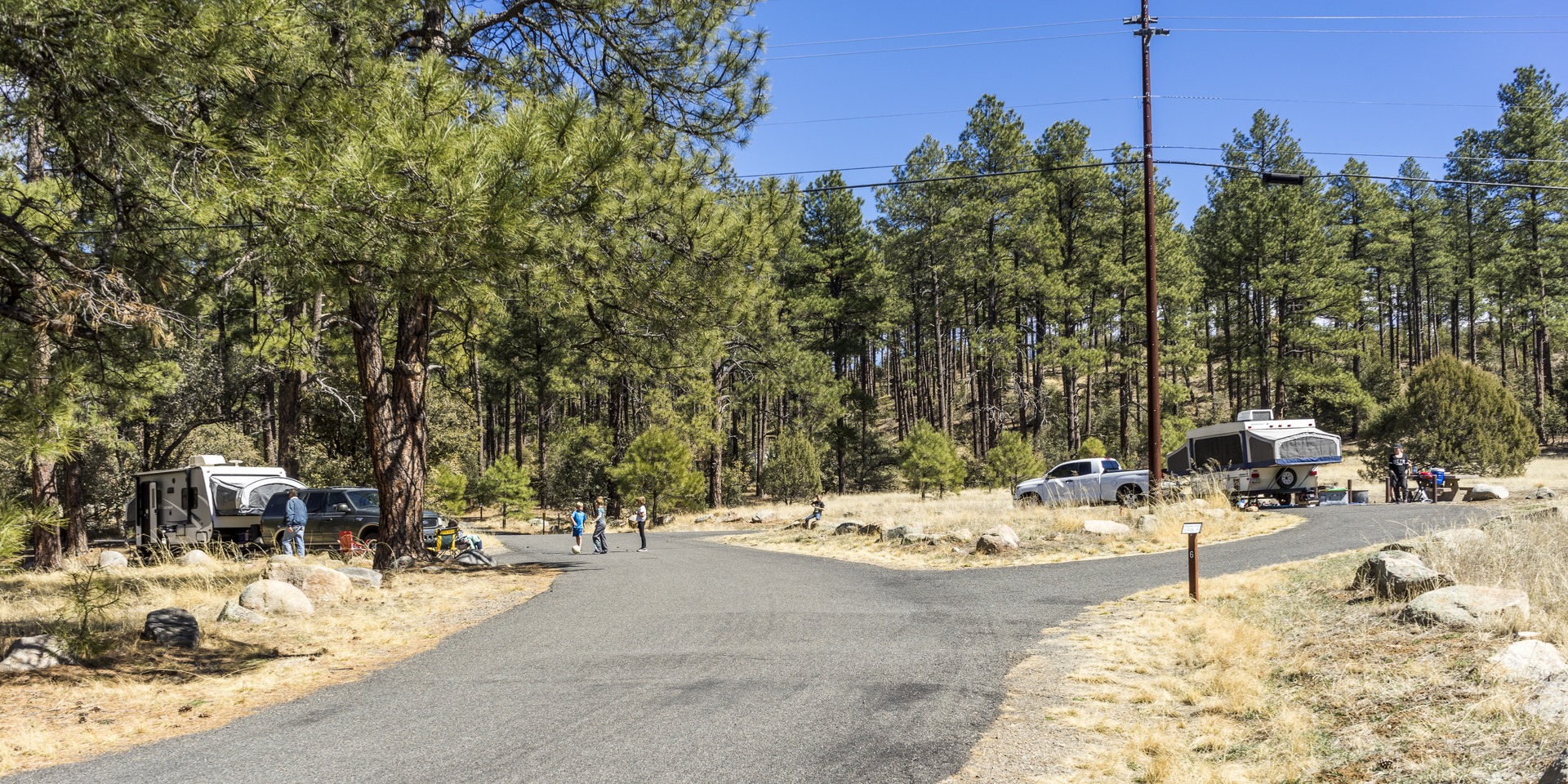 Light traffic makes this campground great for kids.