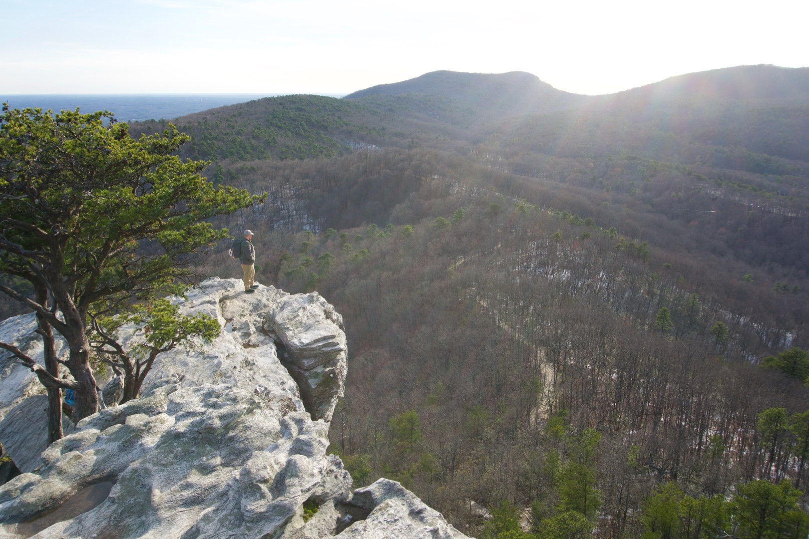 Commanding views from Hanging Rock.