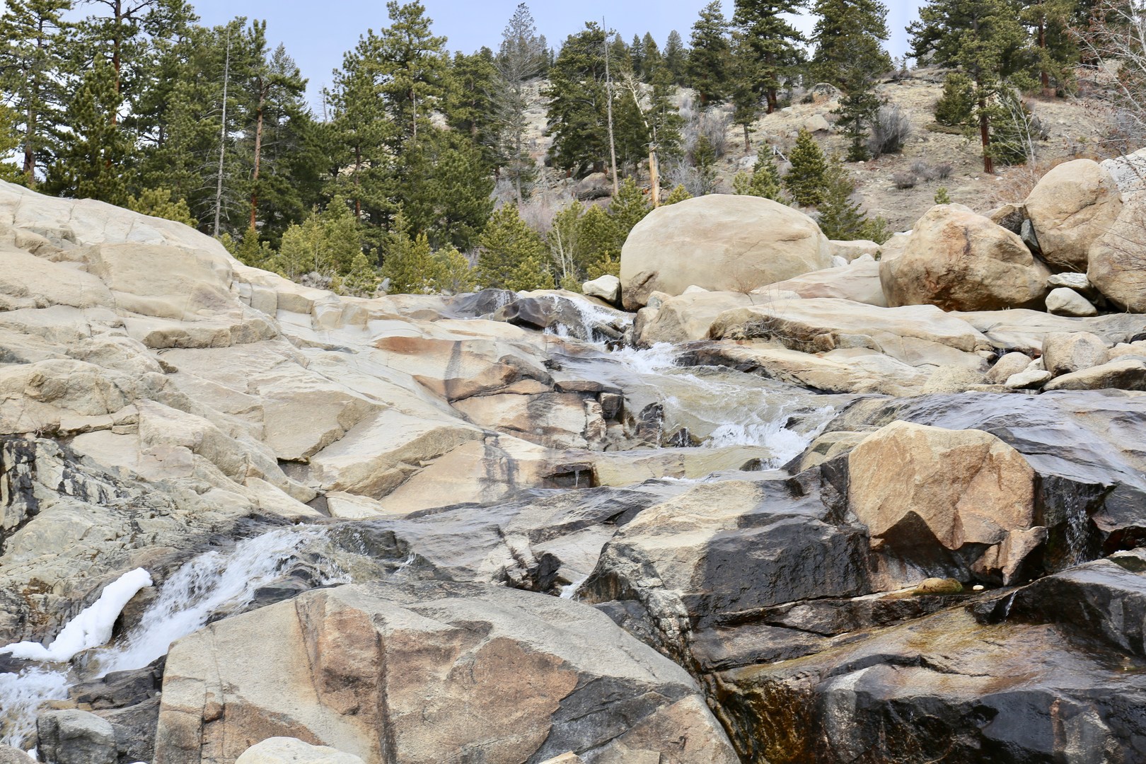 Wander around the boulders and be careful not to slip and fall in