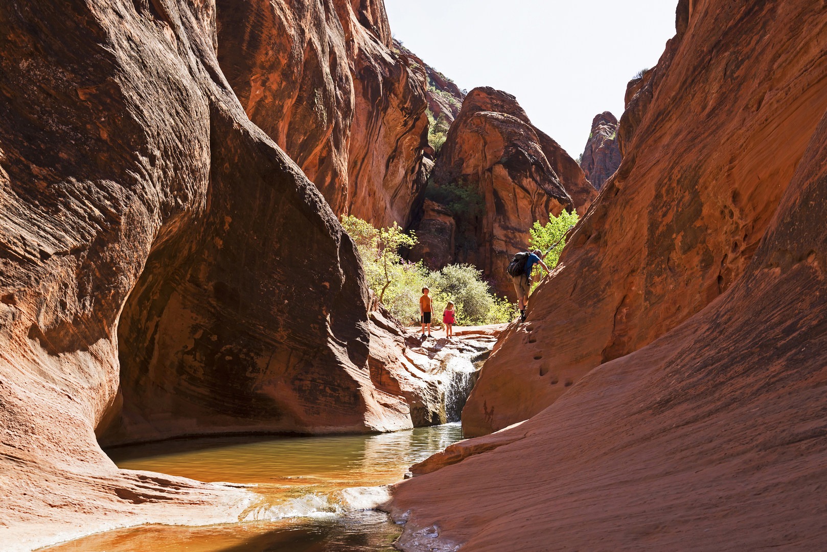 The famous Moki Steps.