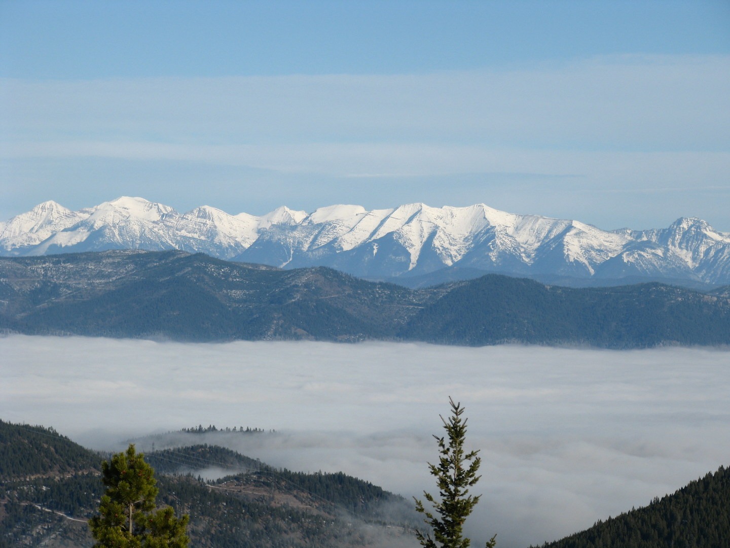 The mighty Mission Mountains.