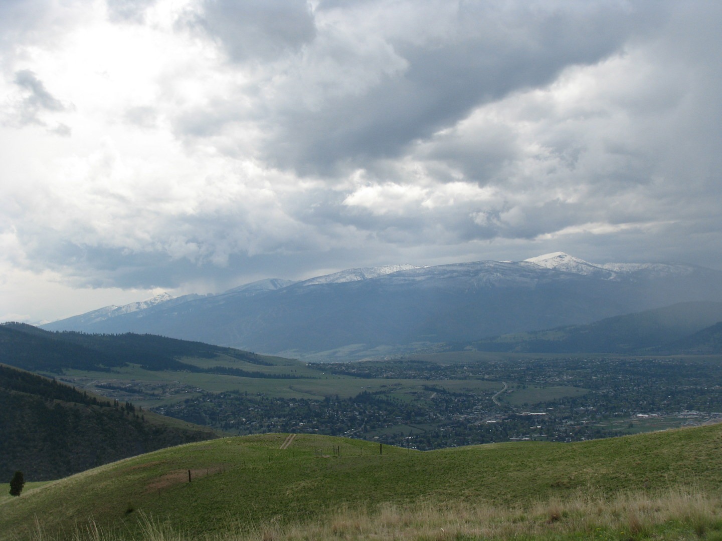 The Bitterroot mountains