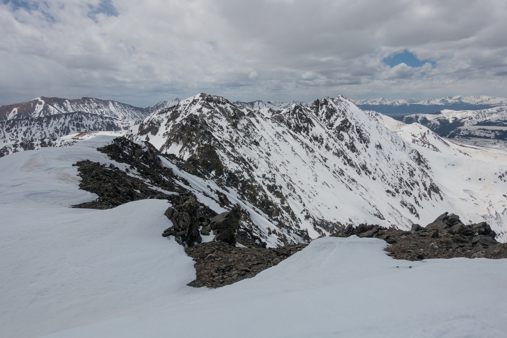 Summit of Atlantic Peak (13,841 ft).