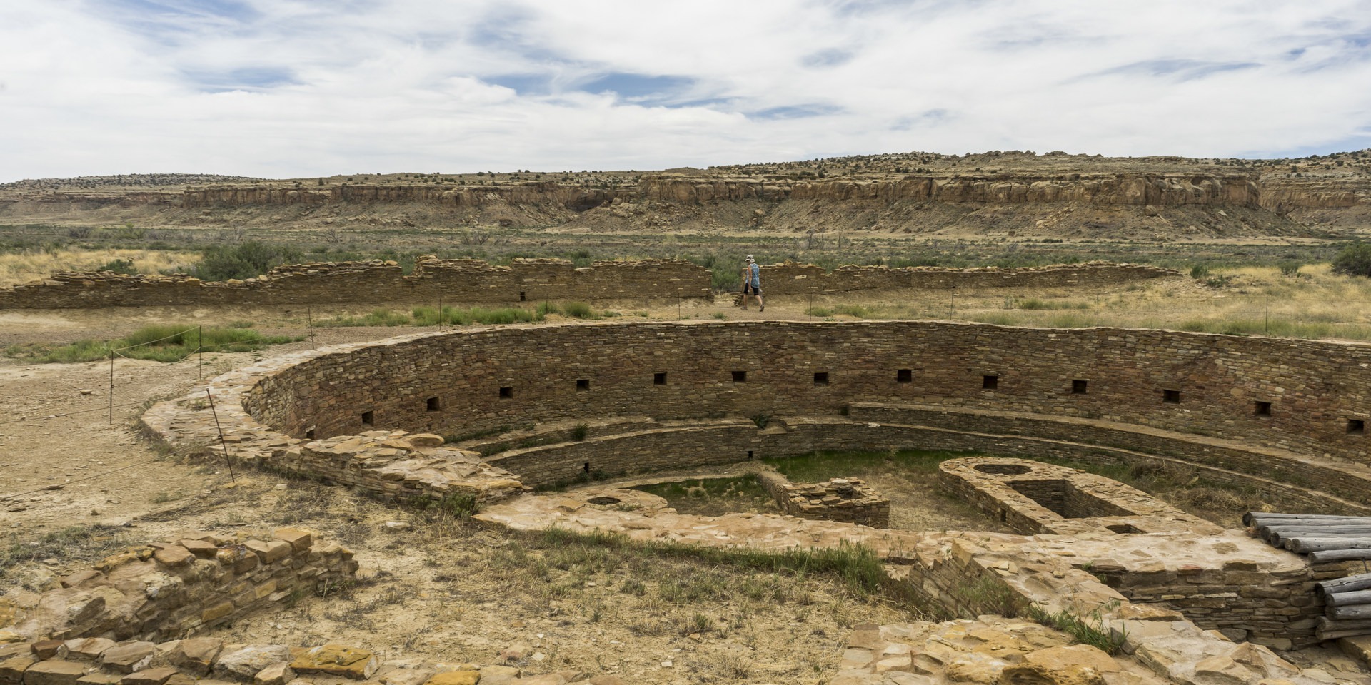 The great kiva at Chetro Ketl.