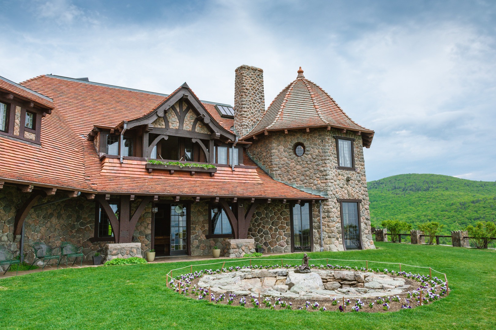 The Lucknow Mansion at Castle in the Clouds.
