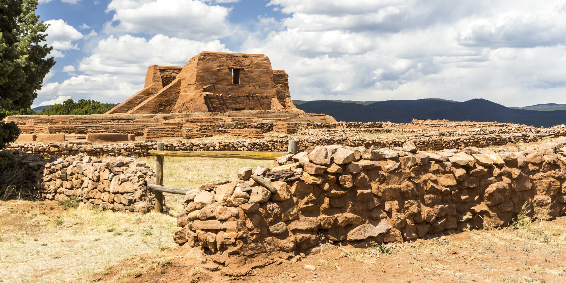 Mission ruin at Pecos National Historical Park.