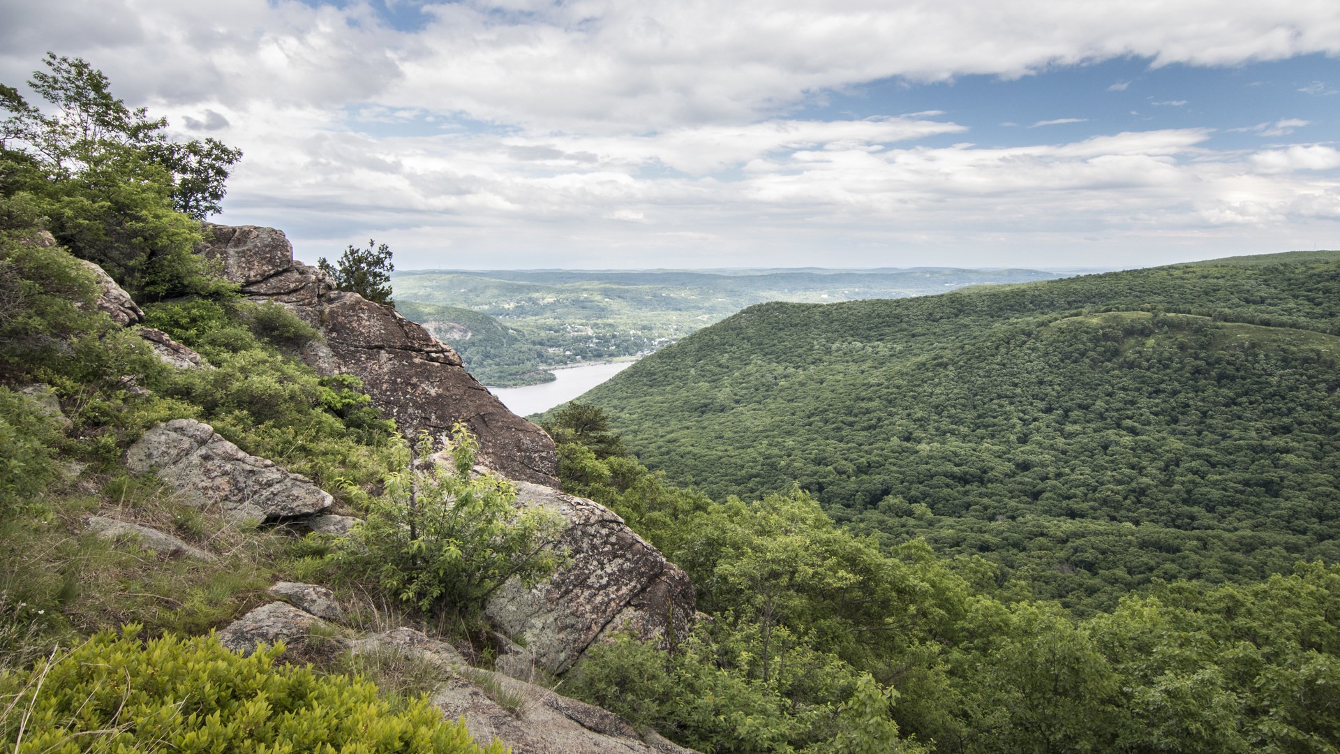 Climbing Butter Hill.