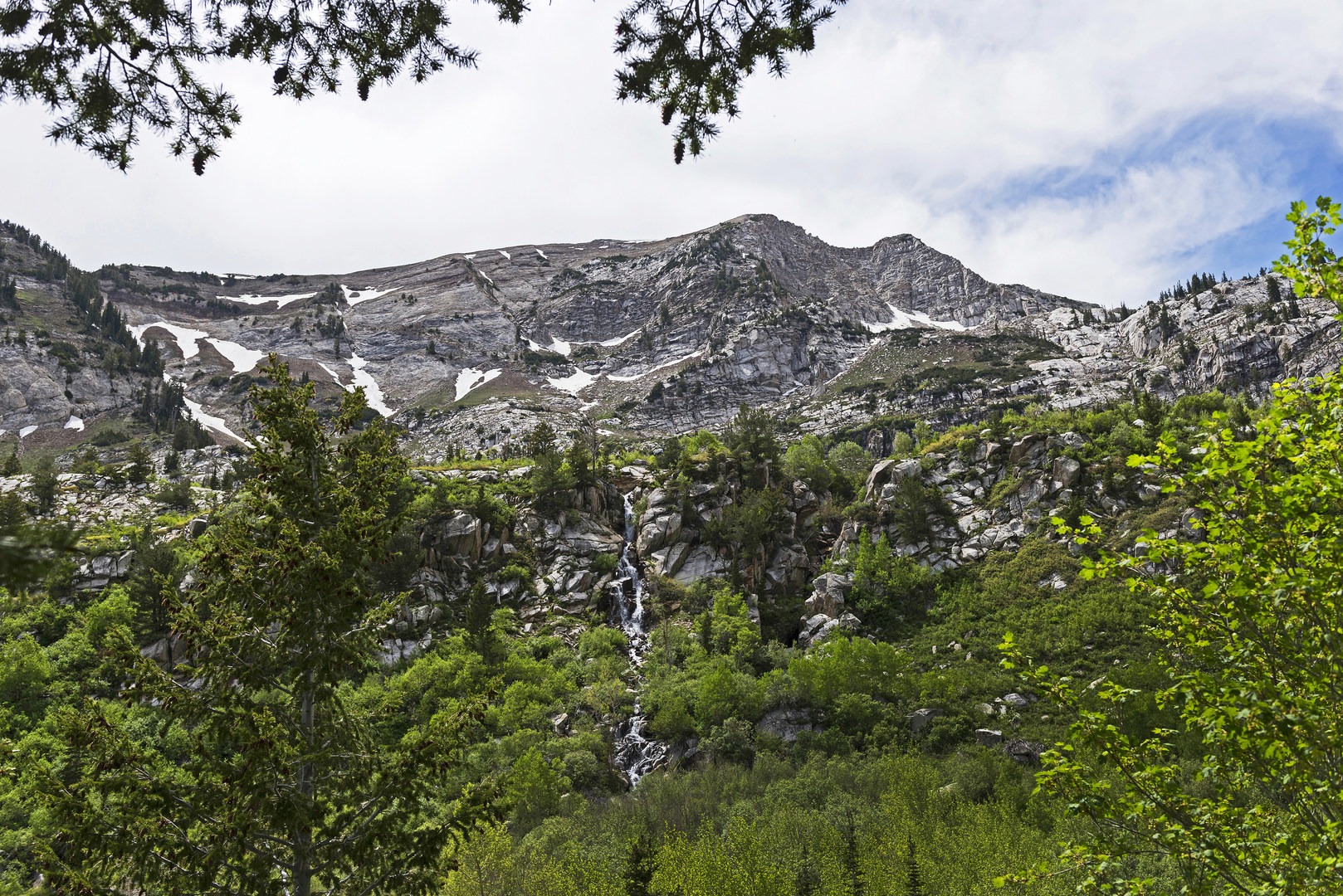 Open views of the Pfeifferhorn (11,325 feet) from the Silver Lake Trail.