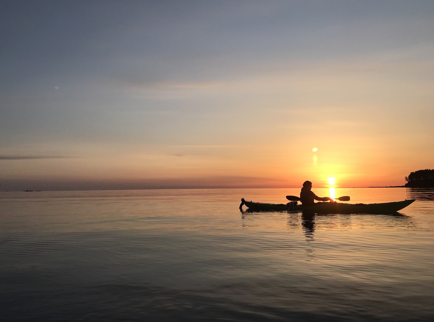 Easter Sunday sunrise paddle in Kodiak- Near Island channel