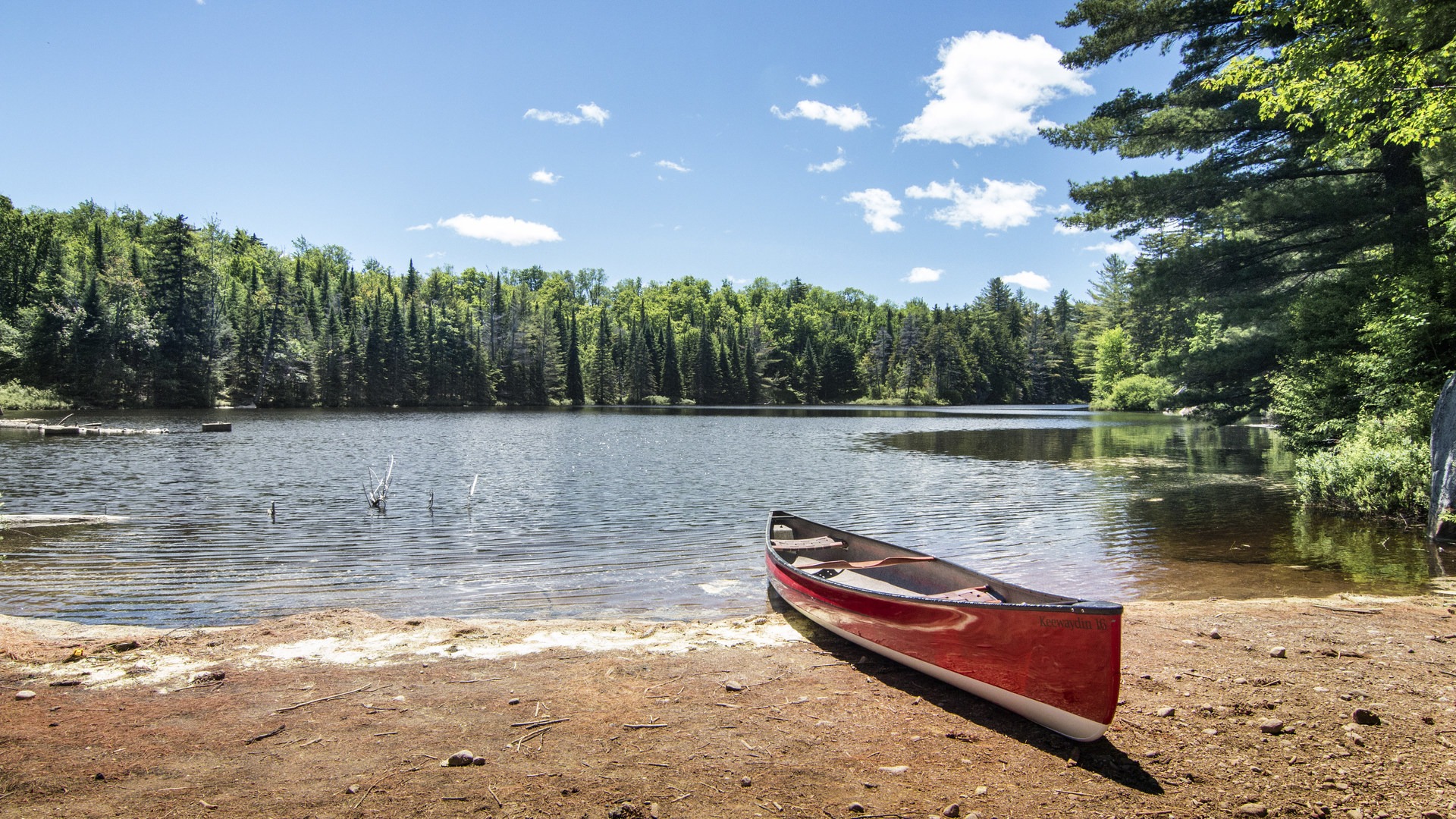 Loading in at the Lower Dam.