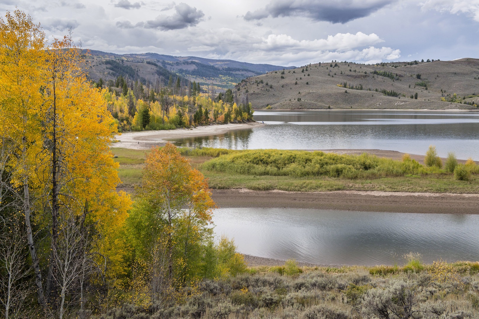 Willow Creek Campground at Willow Creek Reservoir.