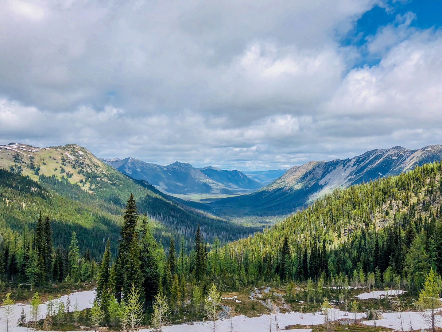 The vastness of the Pasayten Wilderness.