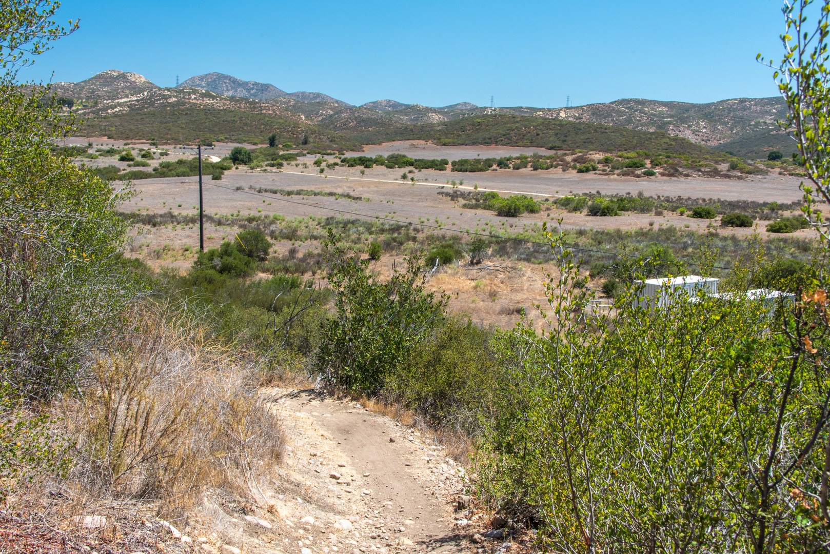 View to the northeast from West Boundary Trail.