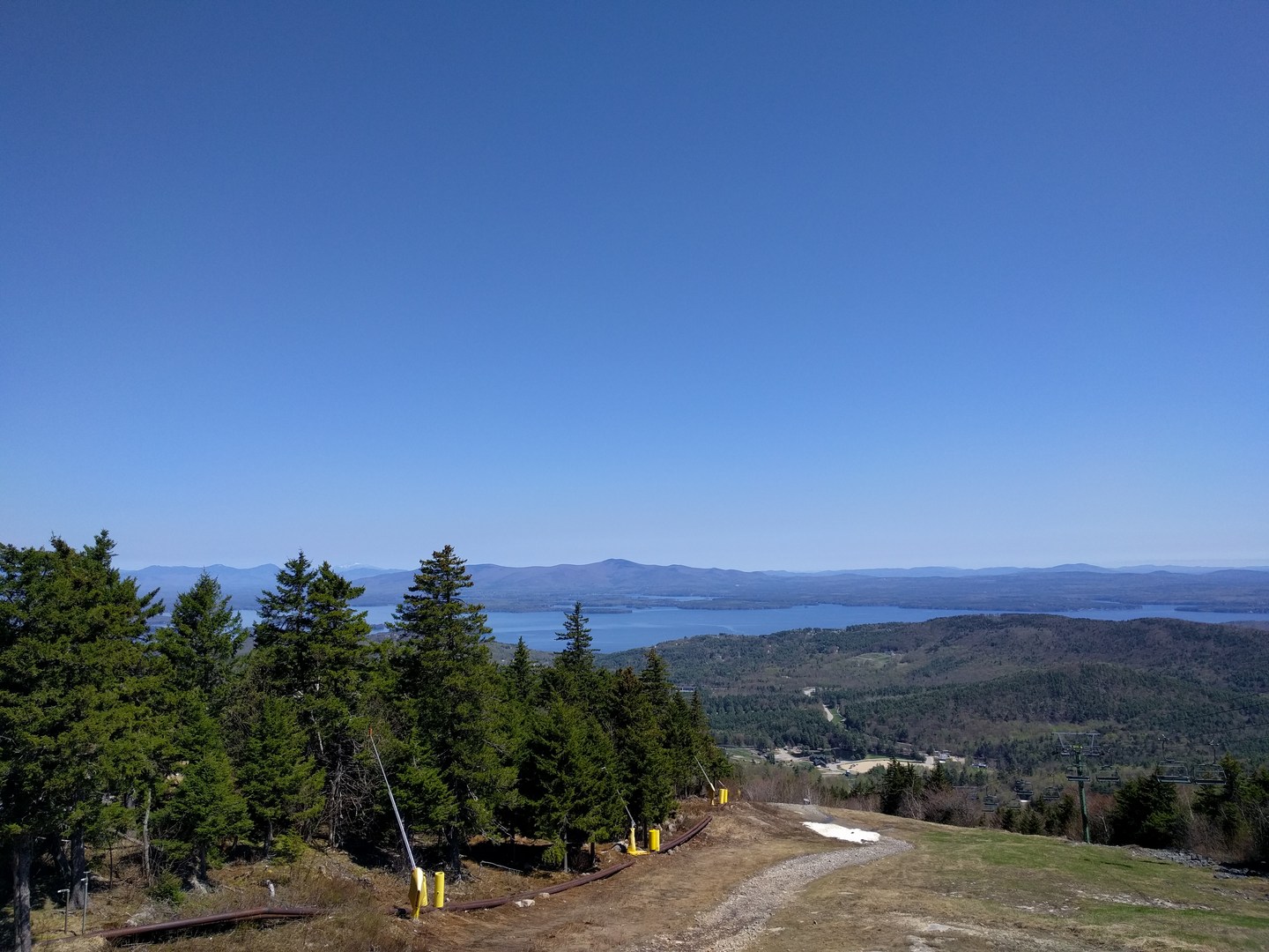 Lake Winnipesaukee View from Gunstock Mountain.
