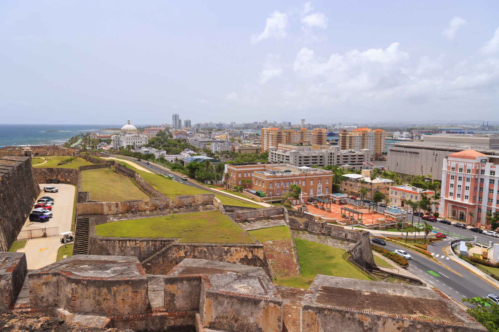 View to the southeast from San Cristobal's rooftop.
