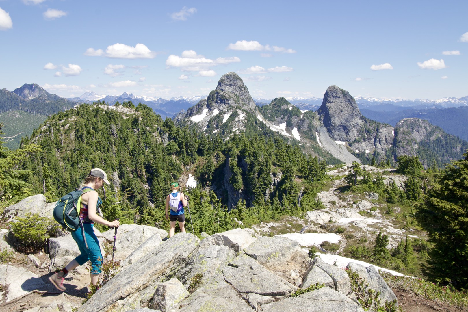 The Lions in all their glory. From the top third of Unnecessary Peak, they are incredibly enticing.