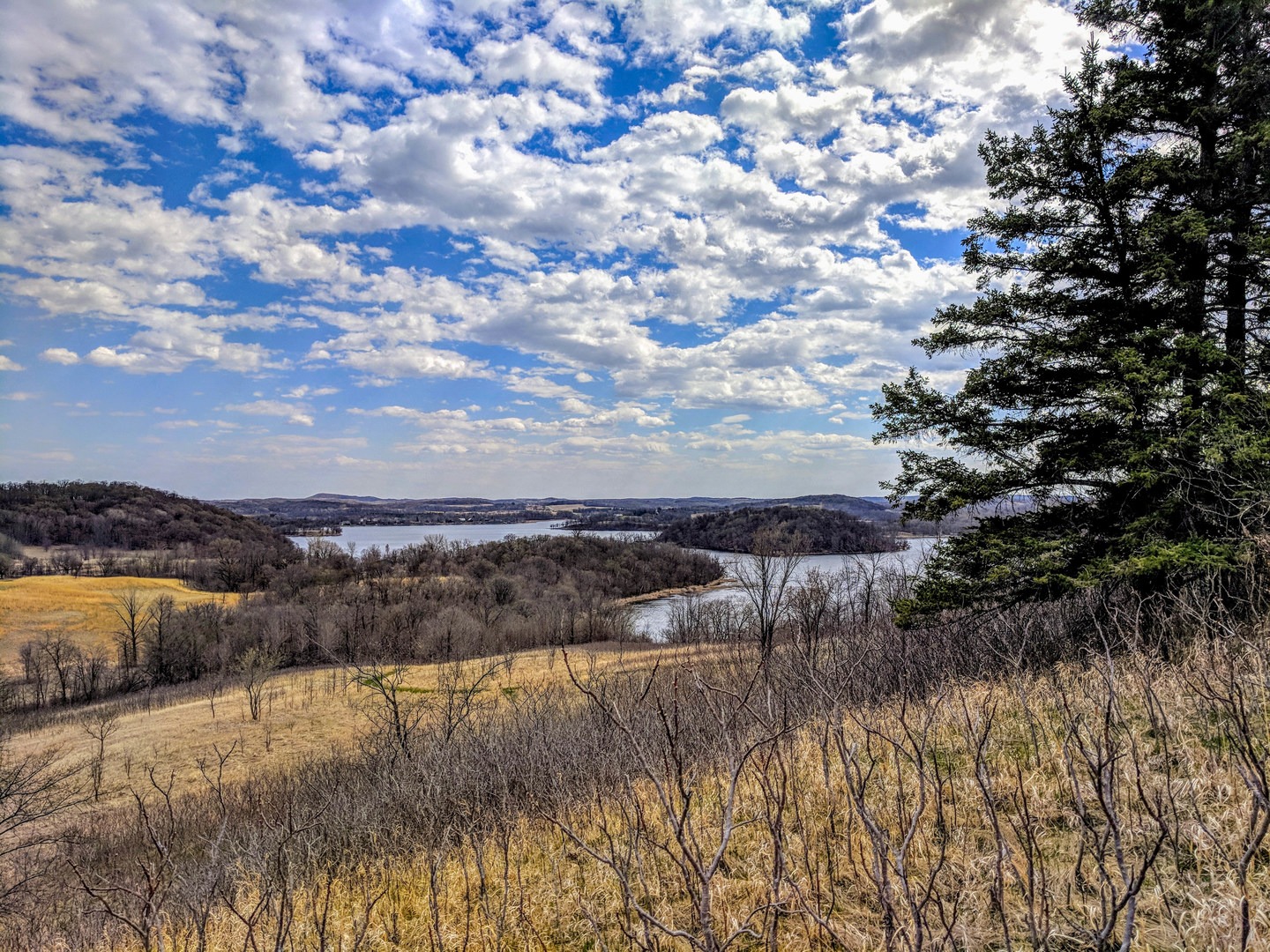 Right before the peak of Hallaway Hill looking toward South Lida Lake.