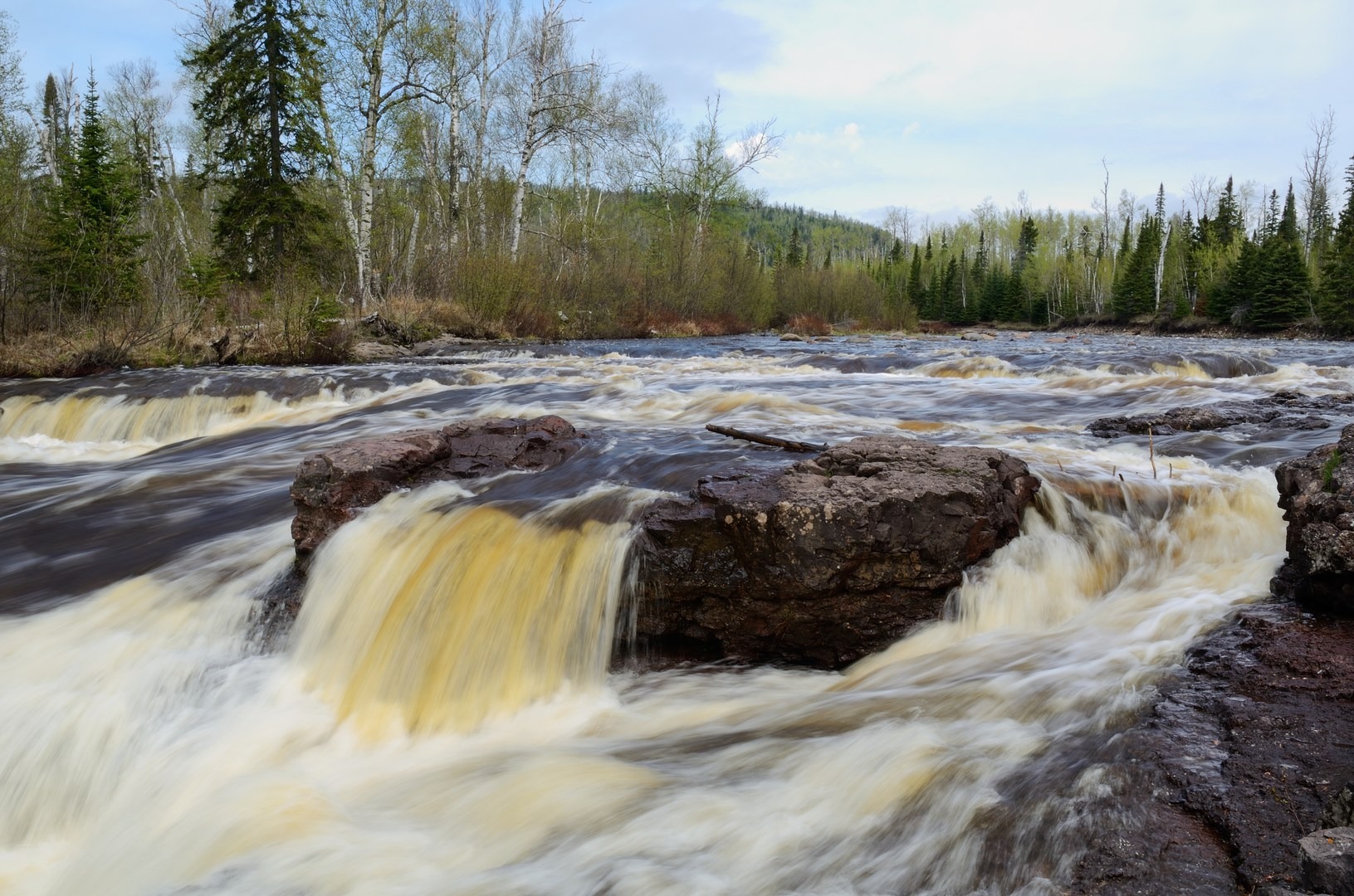 Cascades along the Temperance River.