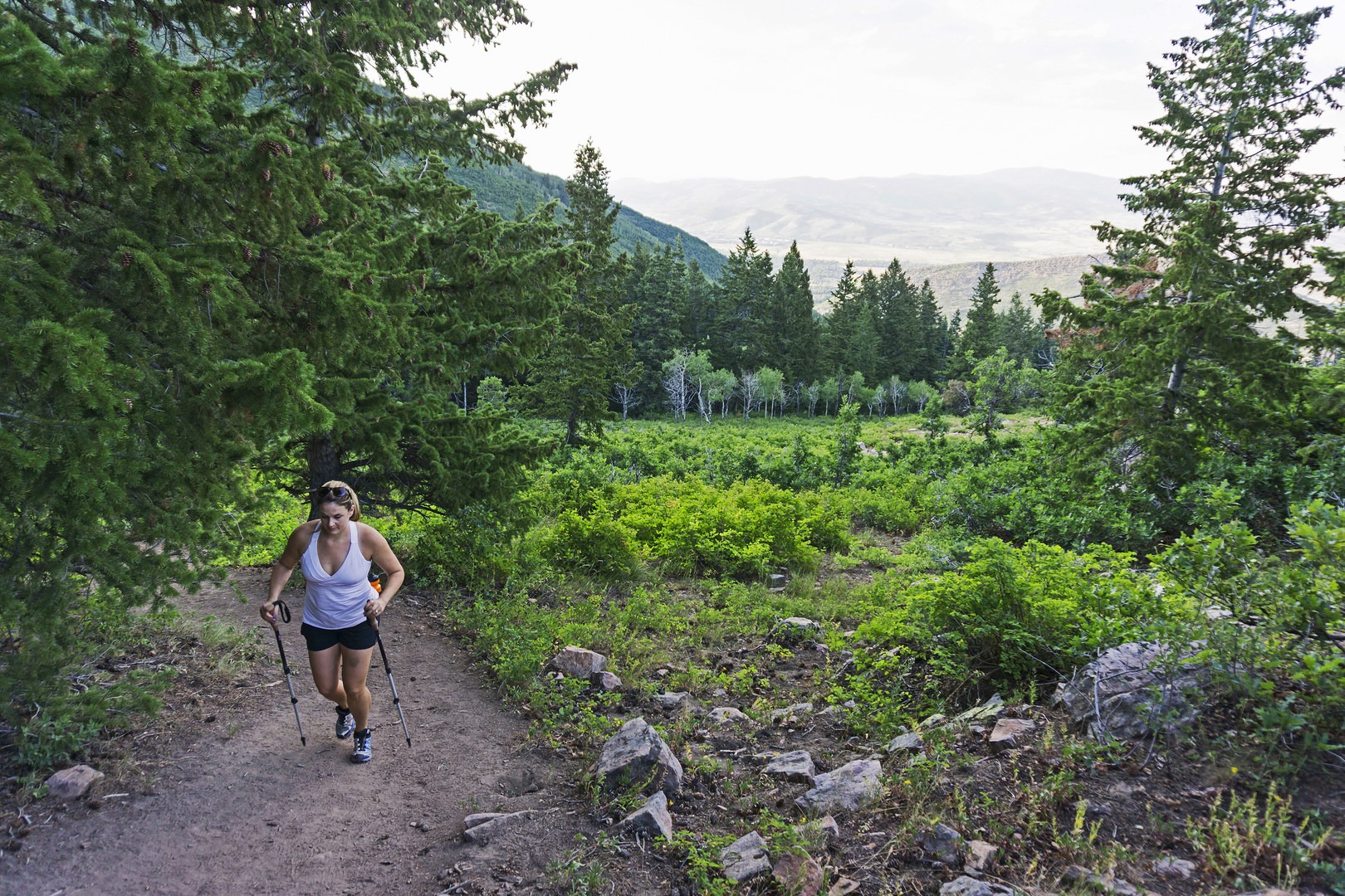 Hiking the Iron Canyon Trail.
