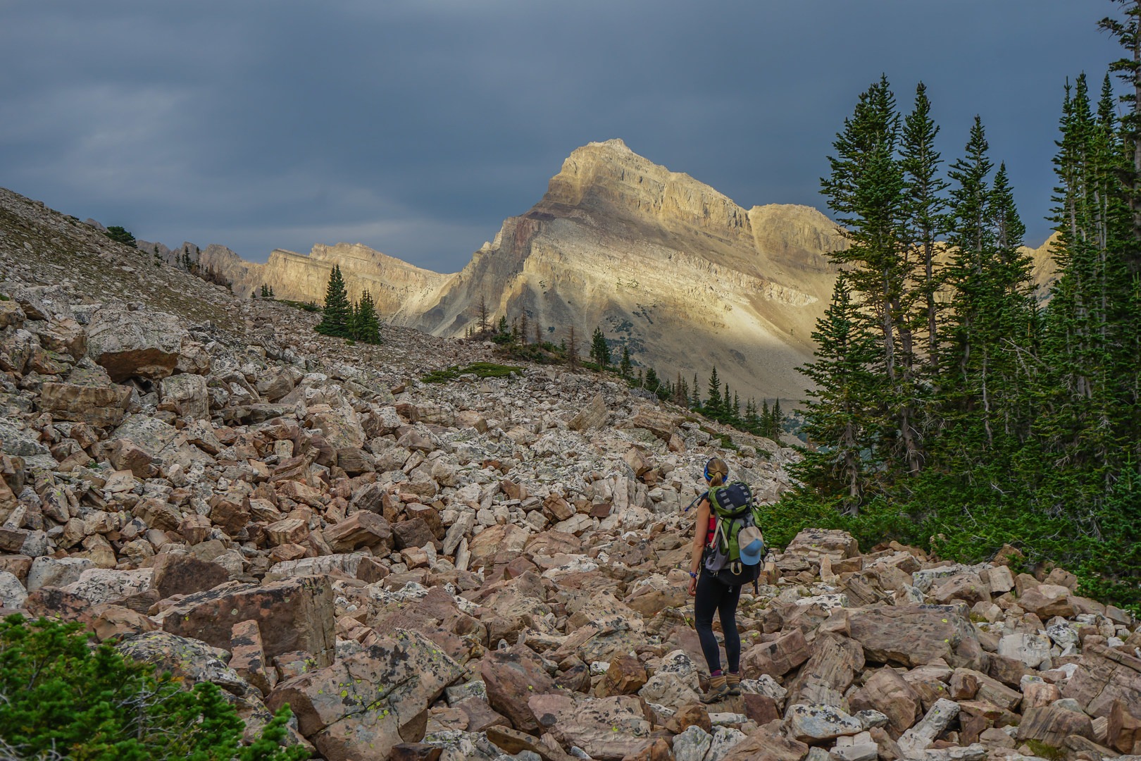 The majestic Mount Beulah in the distance.