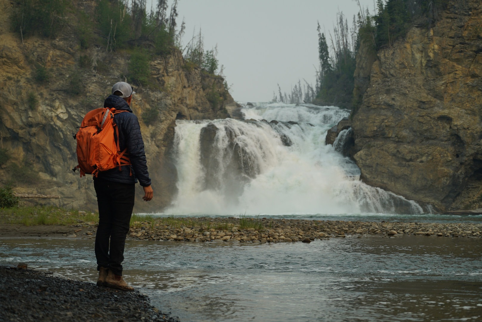 View of Smith River Falls.