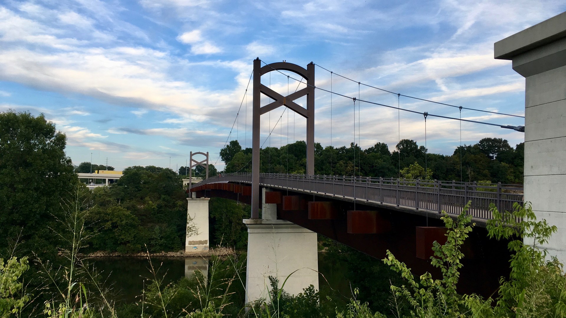 Cumberland River Pedestrian Bridge.