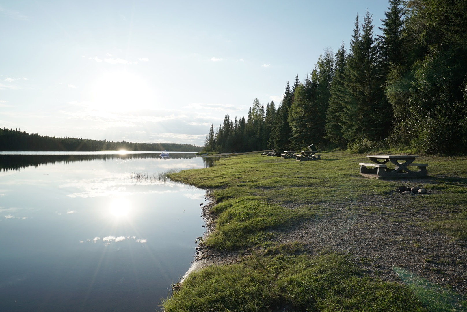 The beach is popular for swimming.