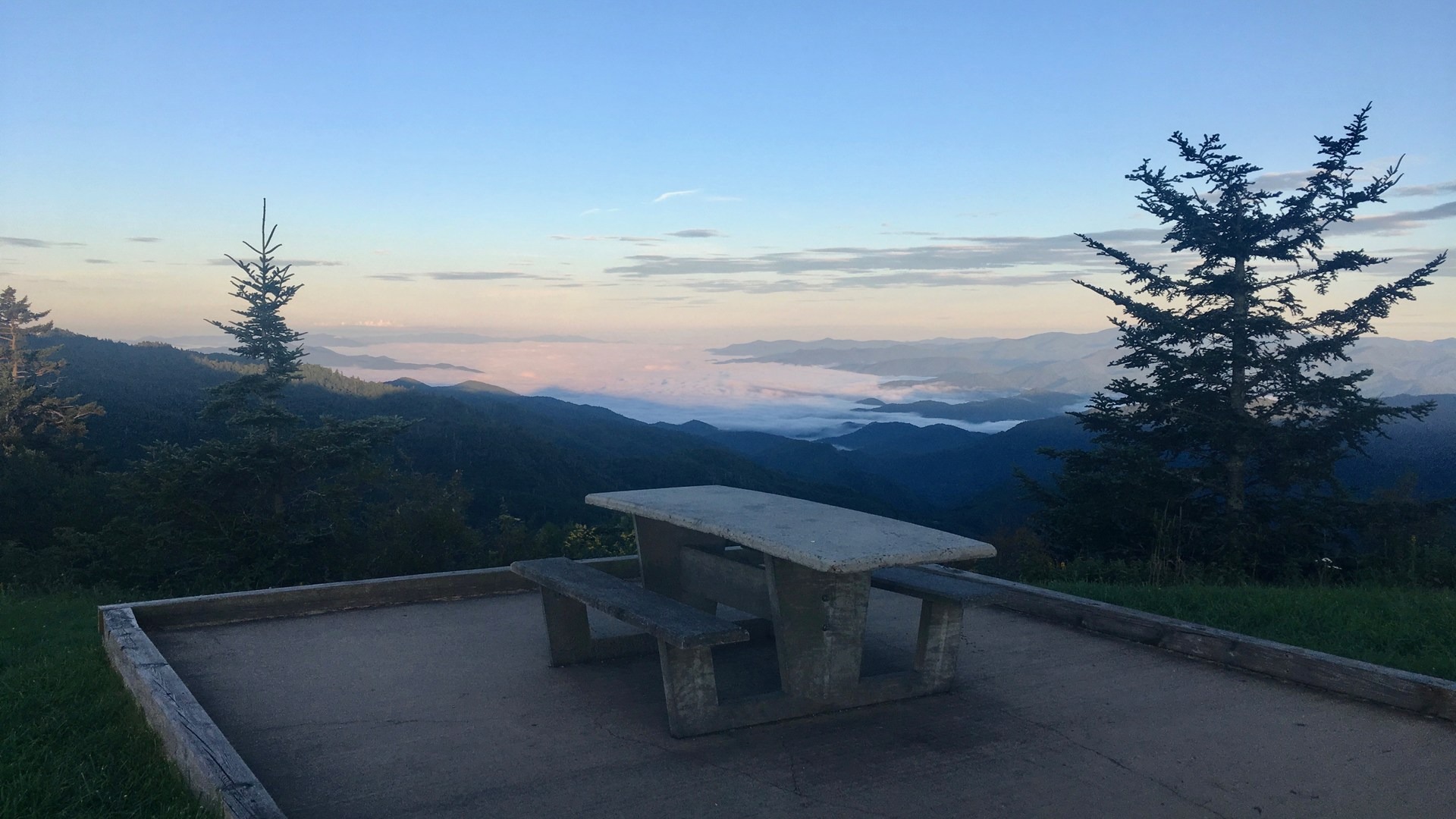 A great place to enjoy breakfast in the morning light.