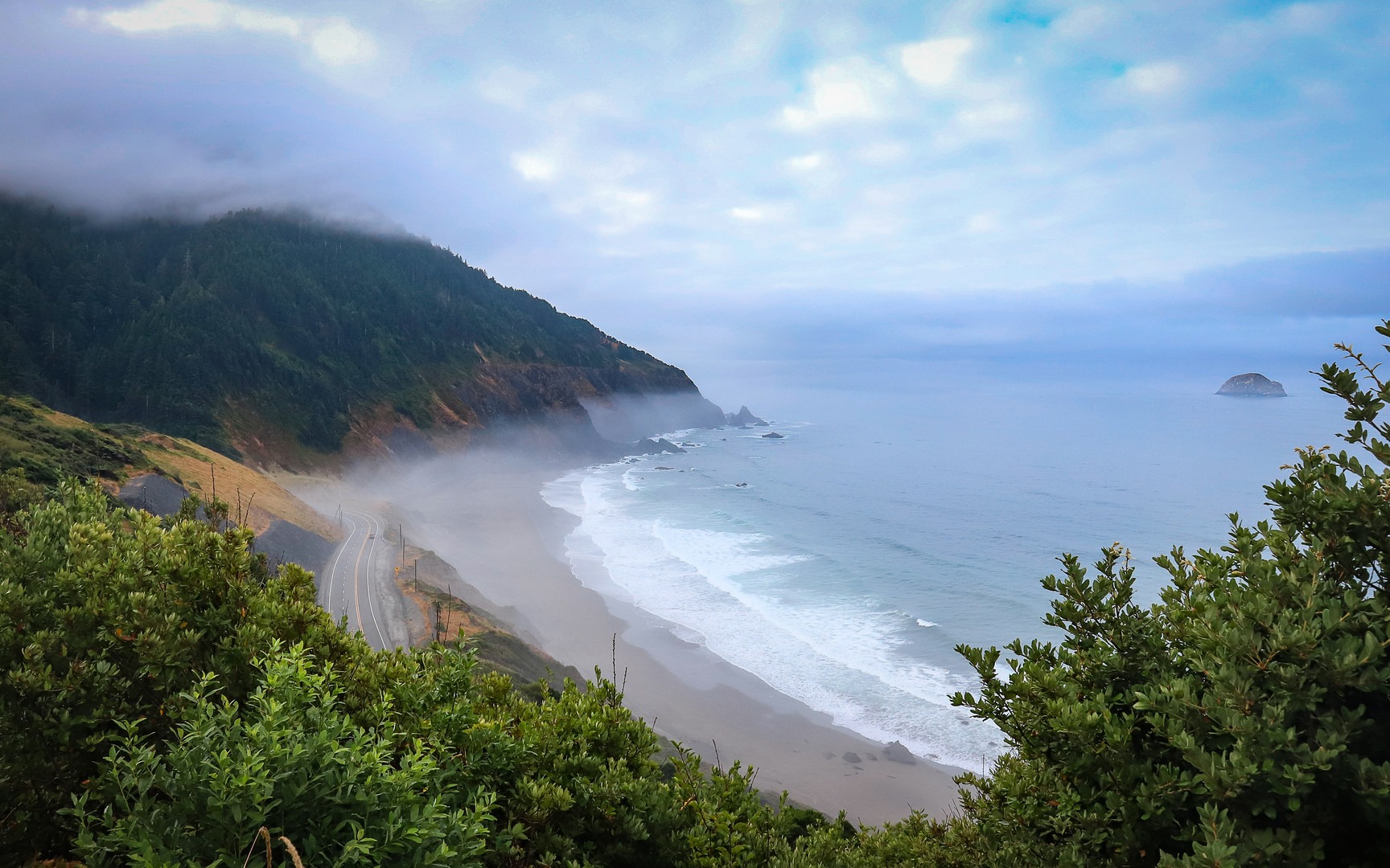 Views of the ocean from Humbug Mountain State Park.