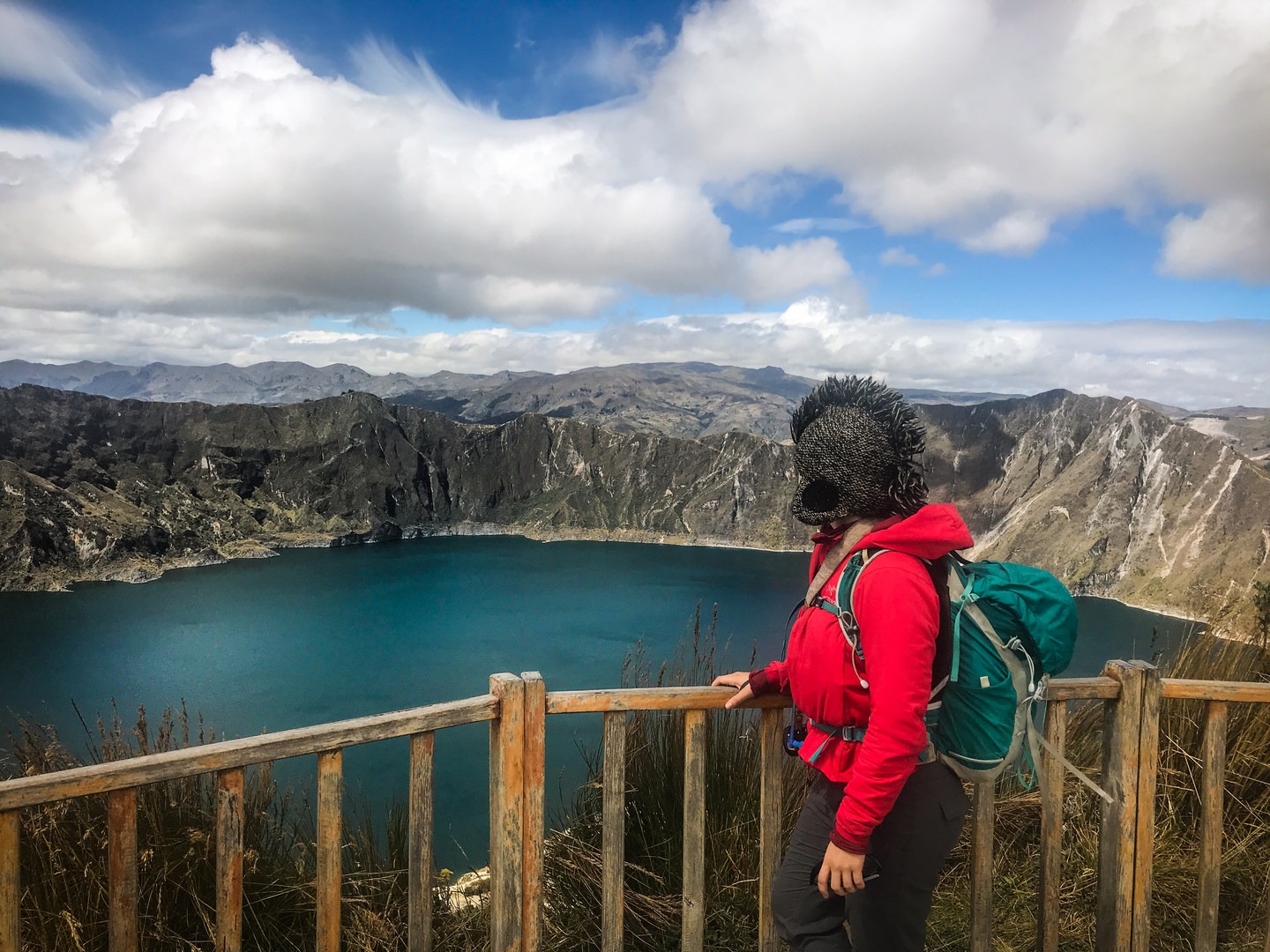 From the small town that borders the lake, there's a wooden boardwalk and a stunning overlook.