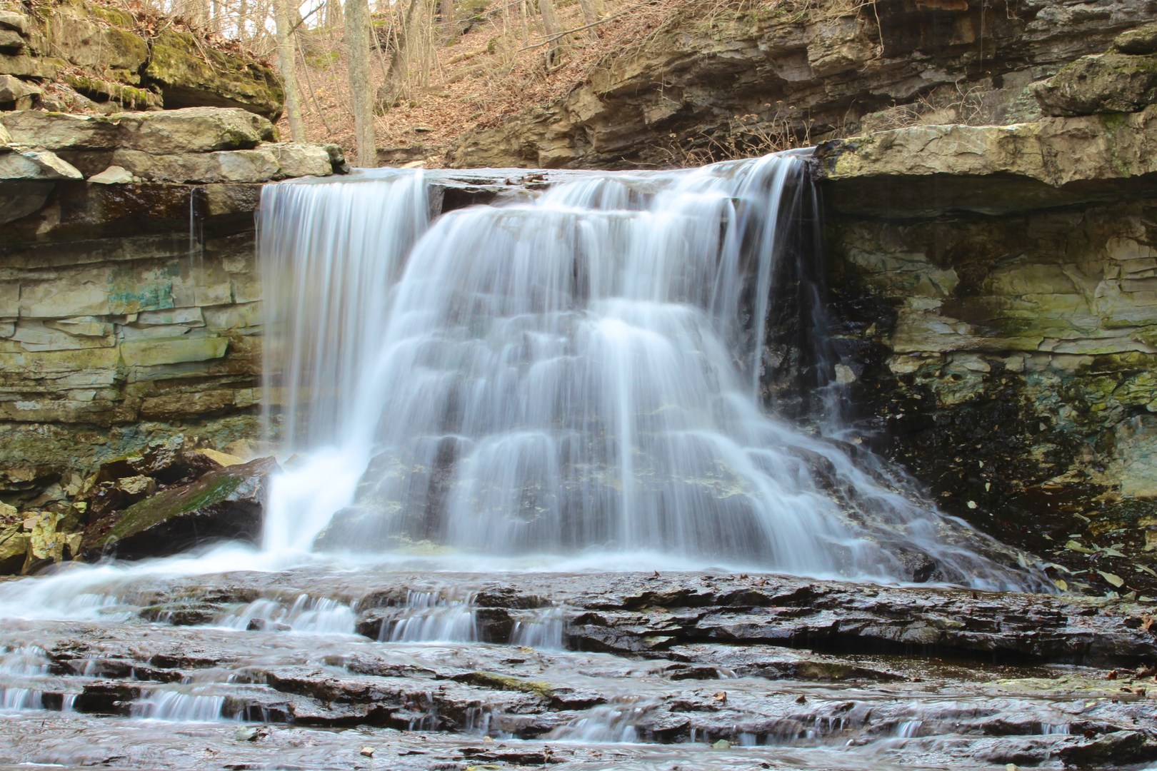 McCormick's Creek waterfall.