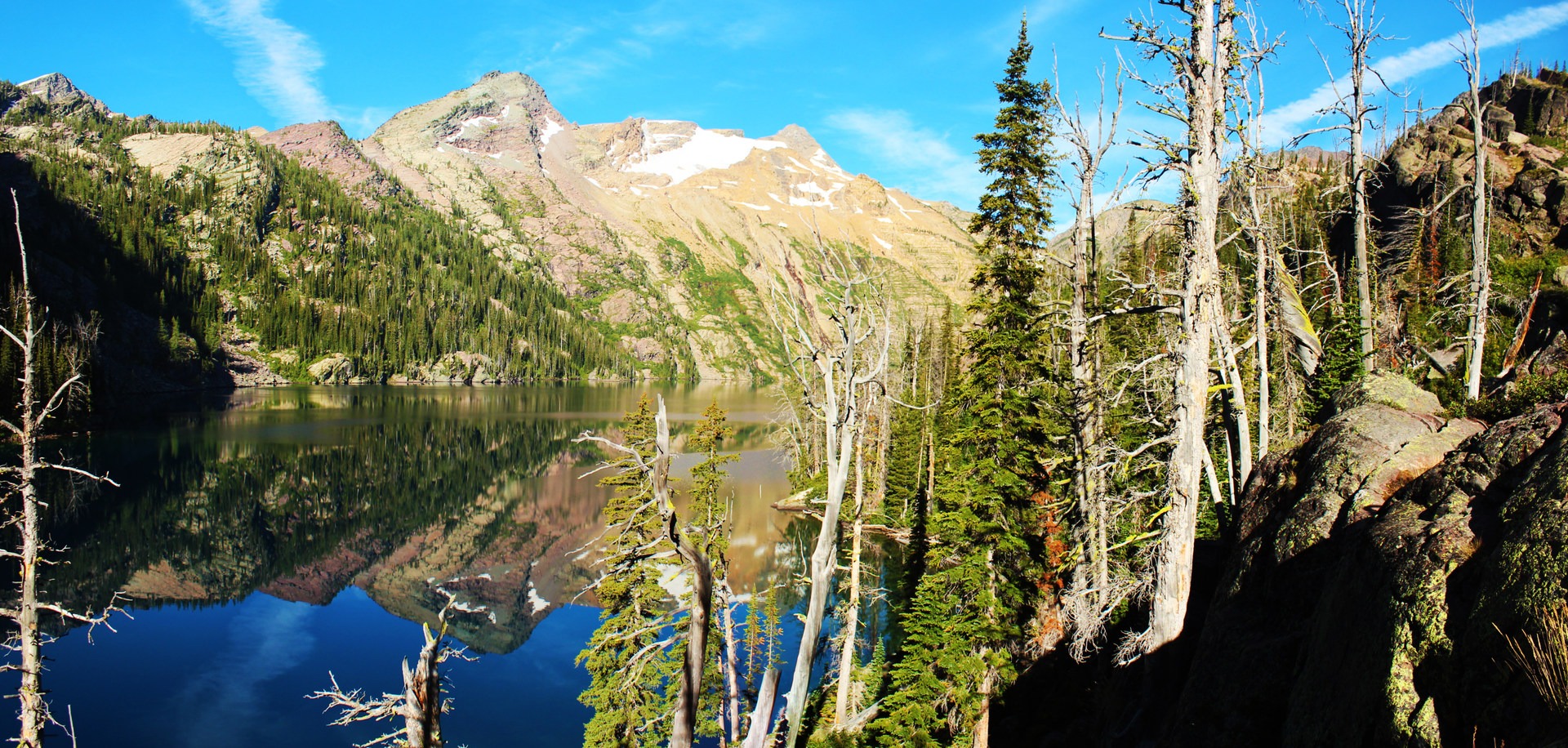 Turquoise Lake is reached after 6 miles and a lot of uphill, but this is the sight that awaits at the end.