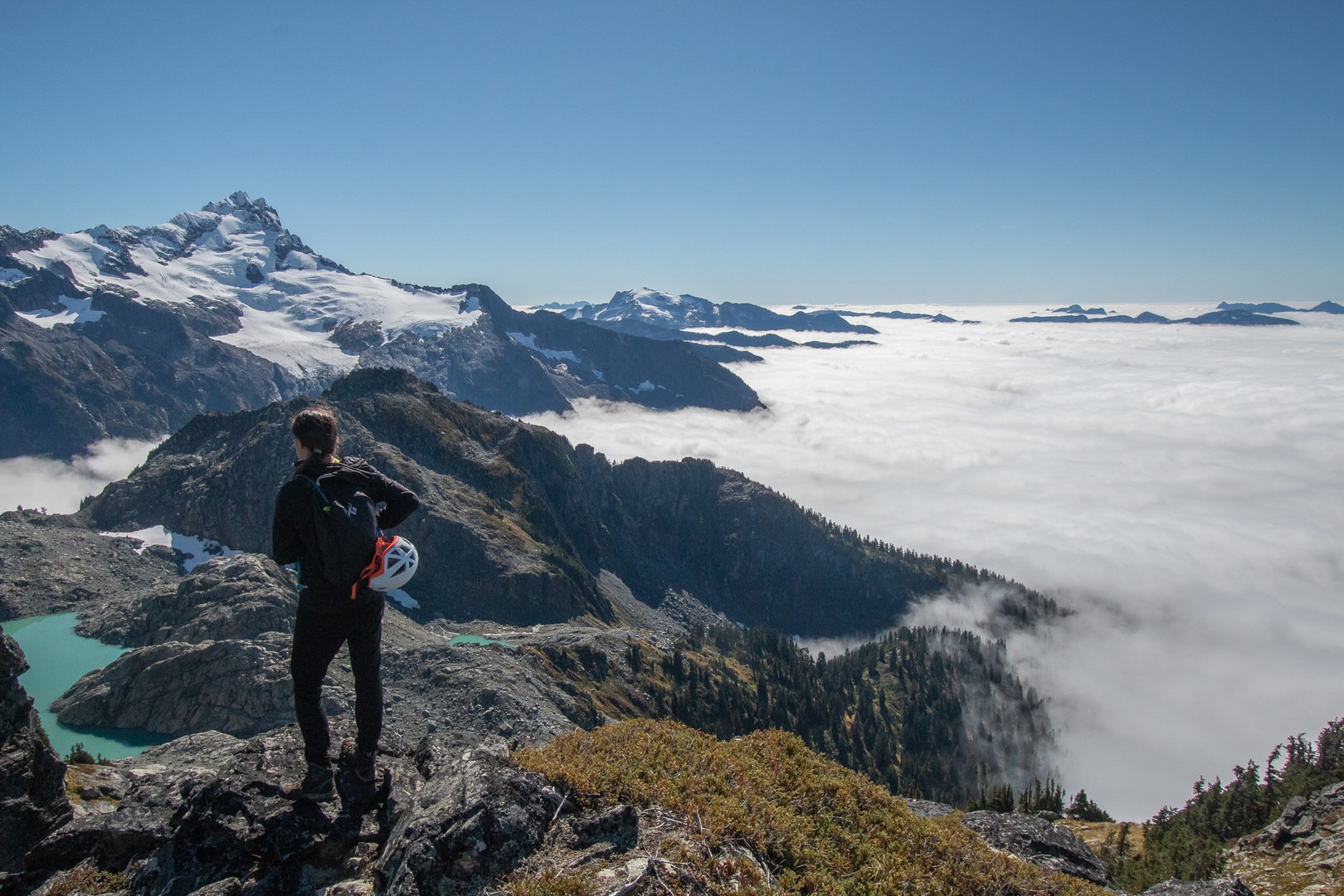Gorgeous views of Dione and the Tantalus Range.