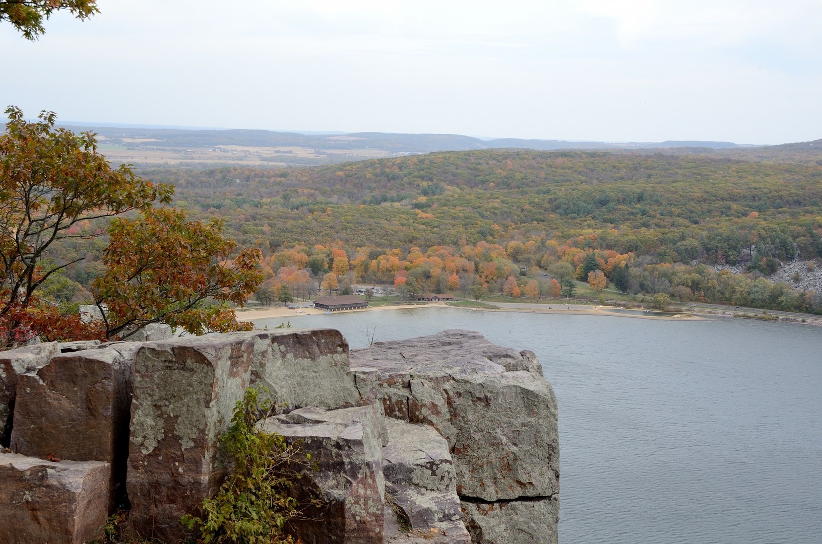 View of the north end of Devil's Lake.