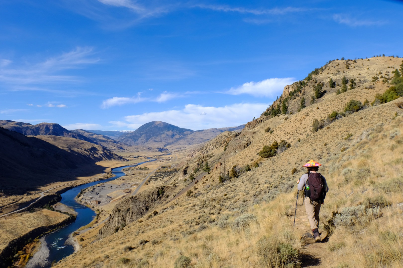 The return view to the La Duke Trailhead is a real treat.