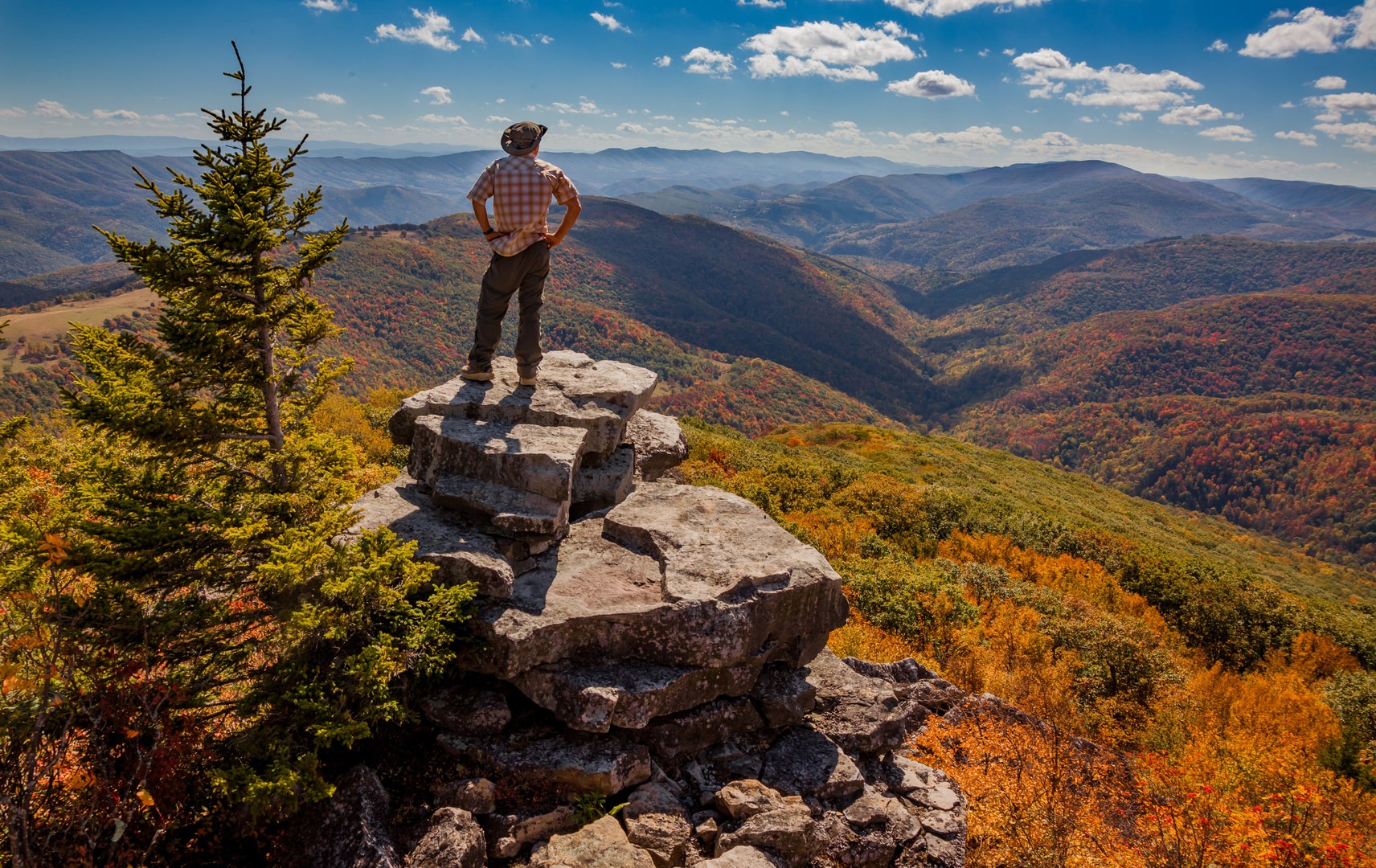 Looking south from The Point.