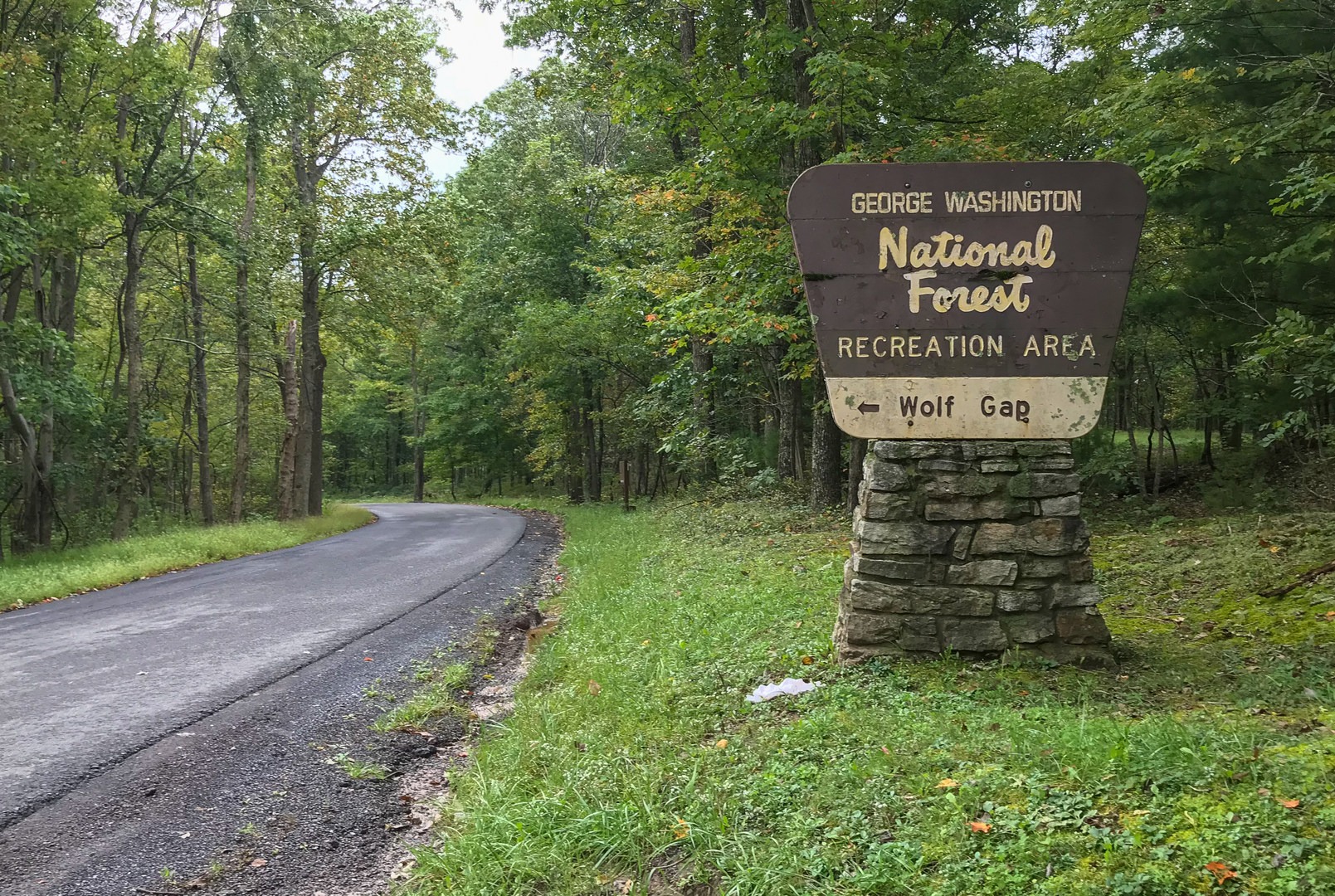 Access is via the paved but winding state route 675.