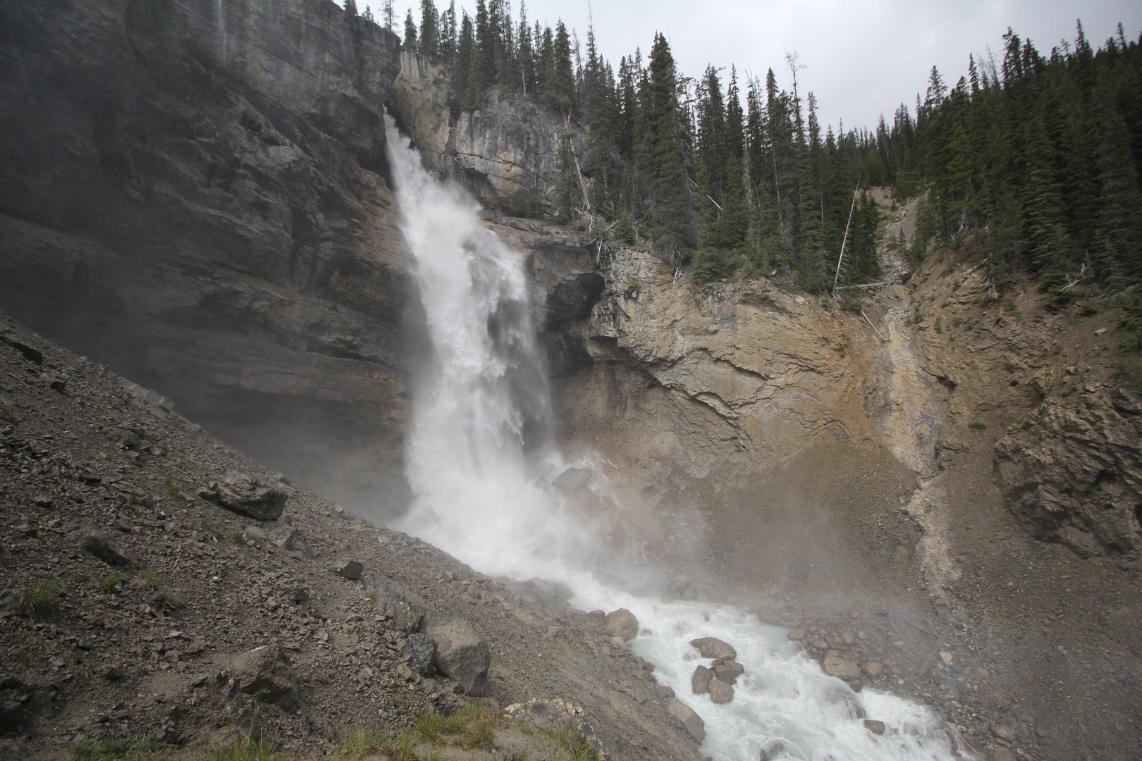 Panther Falls from the end of the trail.
