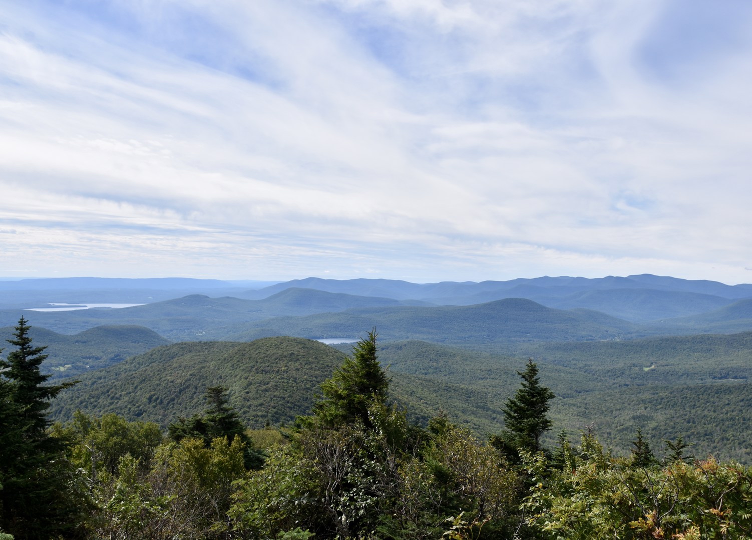 A view of the Catskills on Devil's Path East.