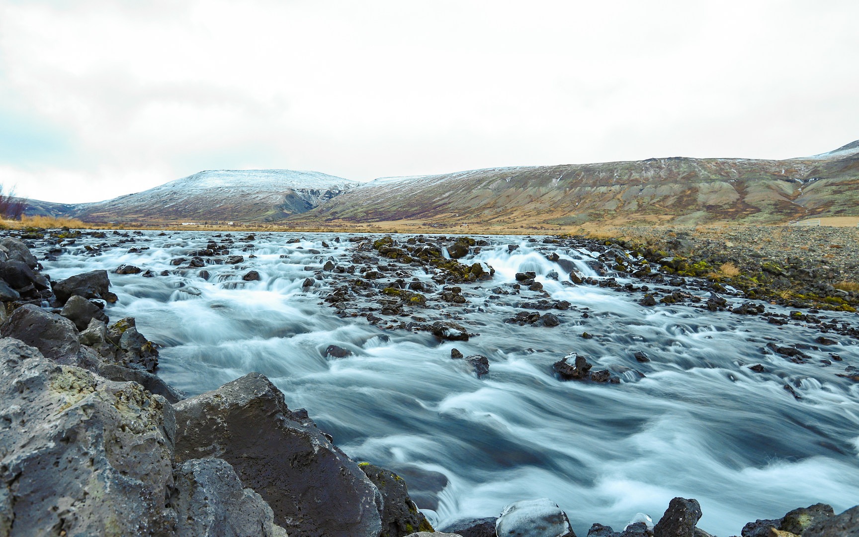 A small cascade along the hike.