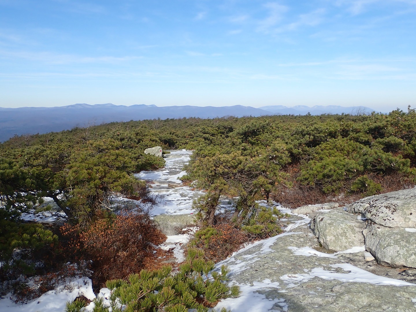 Great views of the Catskills from the High Point.