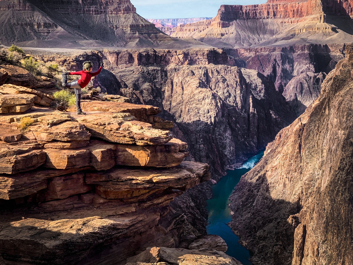 Plateau Point provides a fantastic way to experience the Grand Canyon without hiking all the way down to the river.