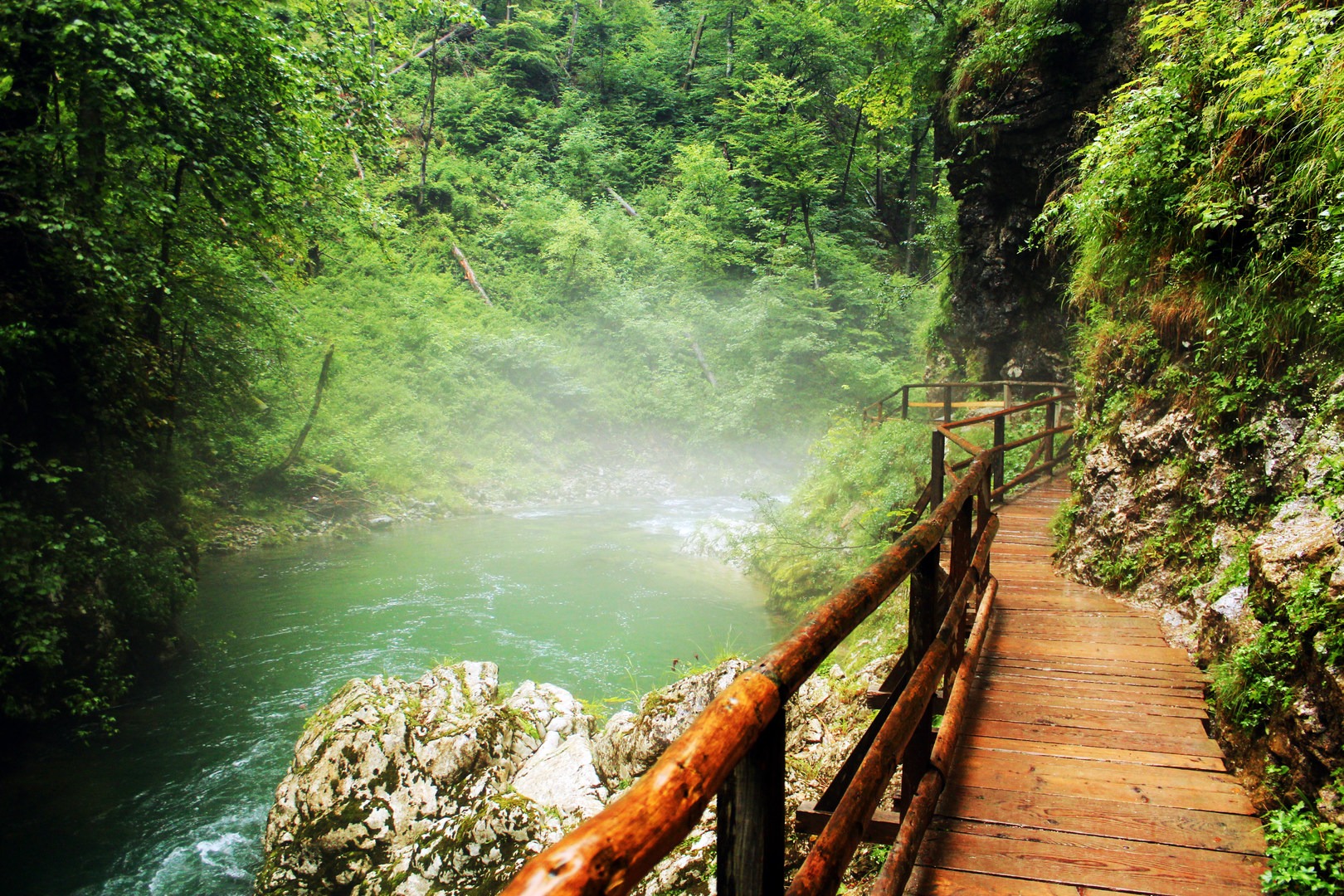 Vintgar Gorge is a perfectly picturesque hike along easy boardwalks that's perfect for those who love unique outdoor encounters but do not enjoy the strenuous physical component.