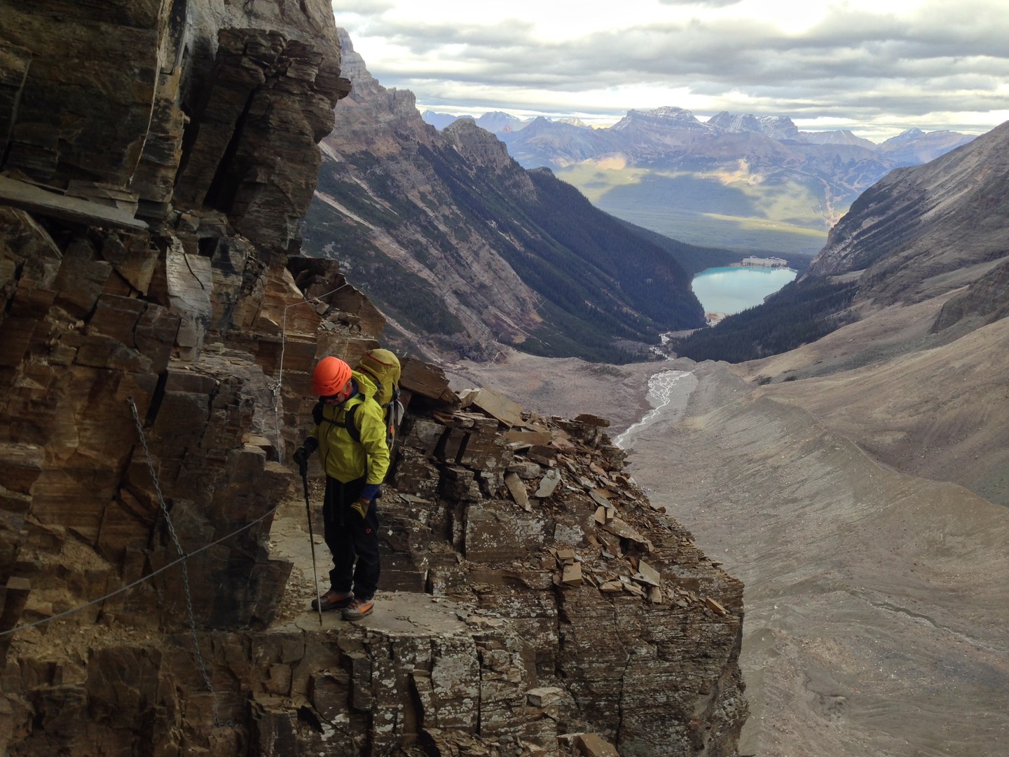 Wide-open views on the approach to Fuhrmann Ledges.