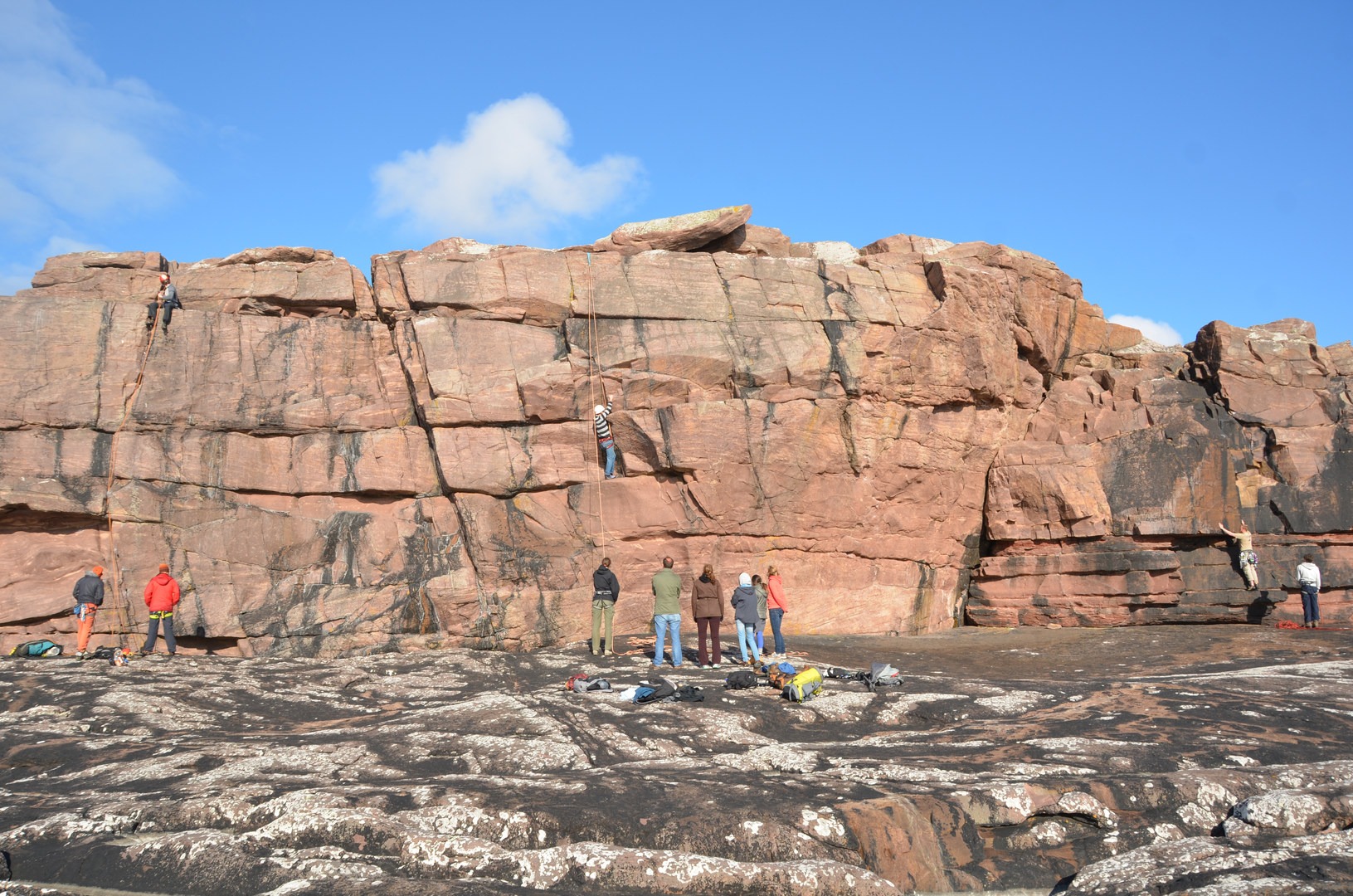 Minch Wall has many short but sweet routes.