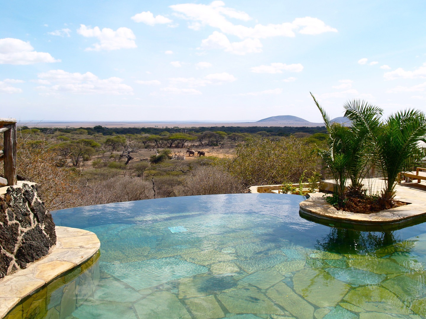 The main pool is lovely and refreshing after a hot day.
