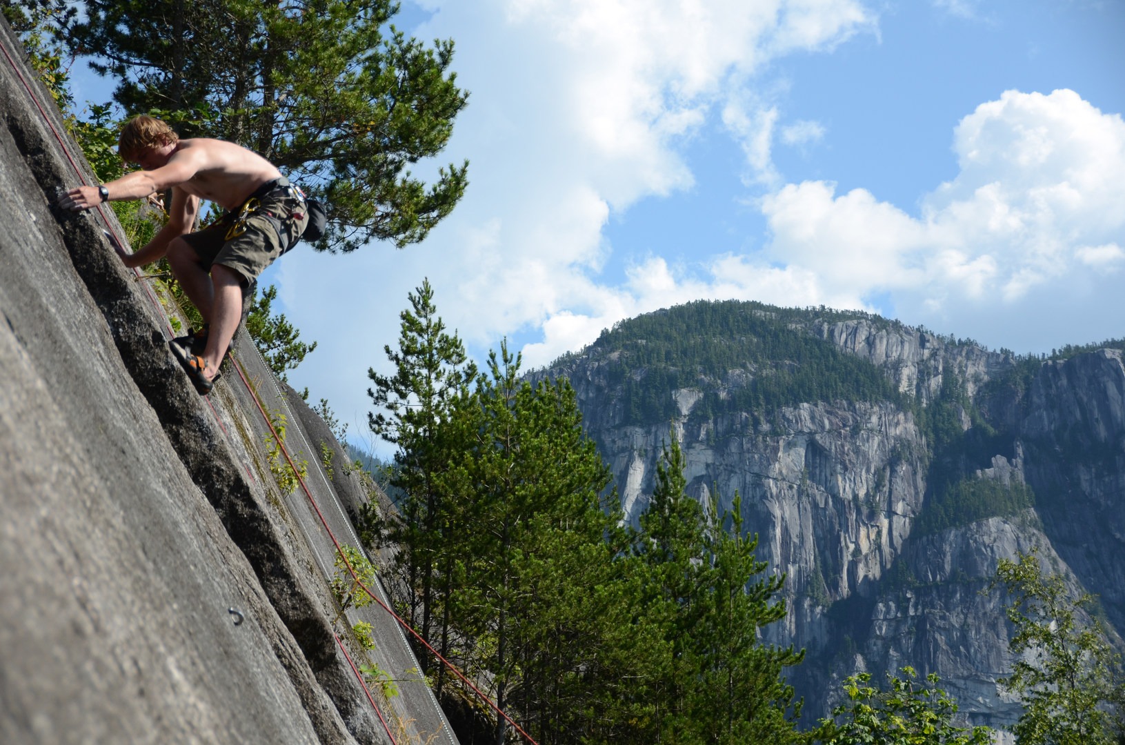 Burgers and Fries in particular has excellent views of the area surrounding Smoke Bluffs.