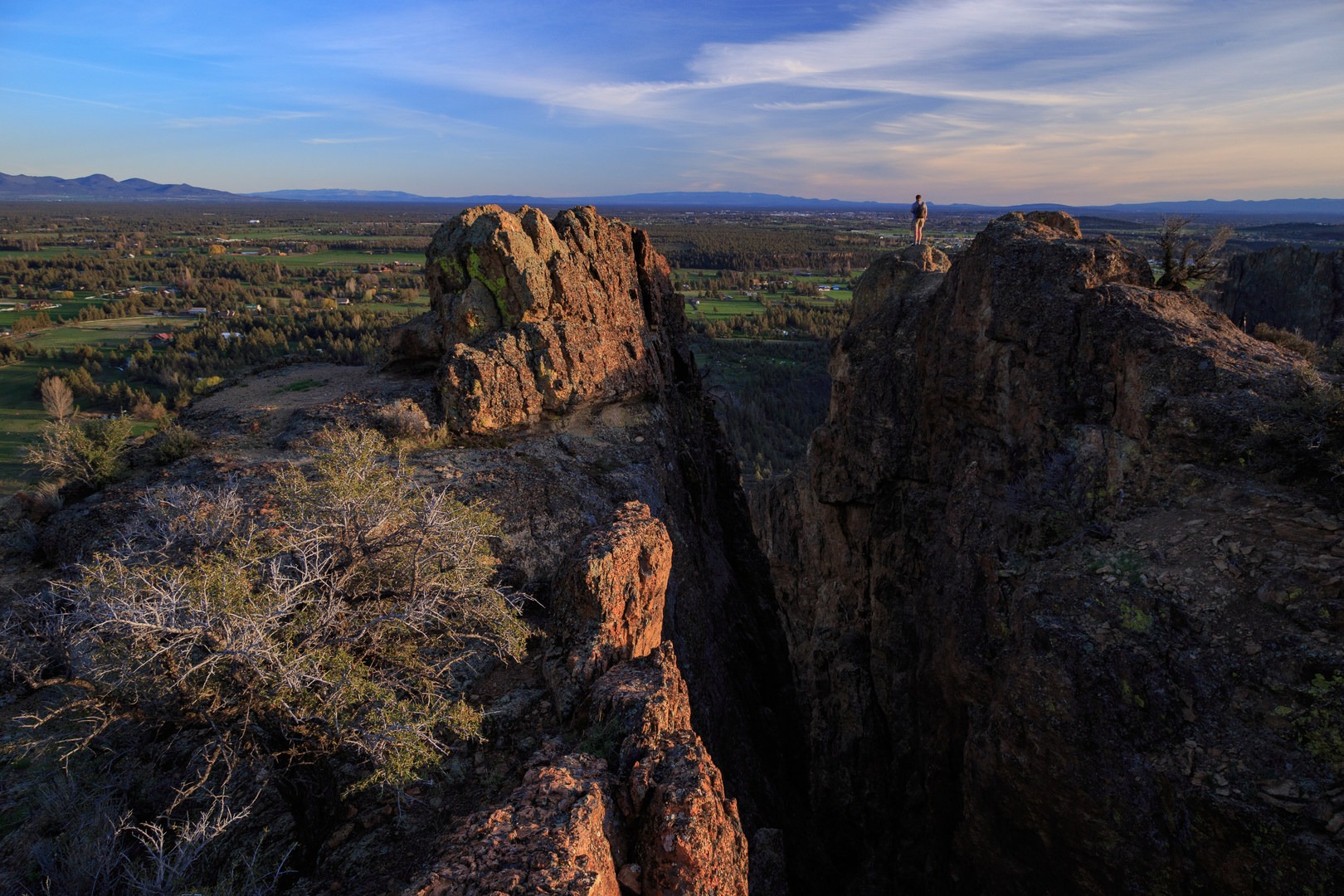 Overlooking Smith Rock from a spur off of the Misery Ridge Trail.