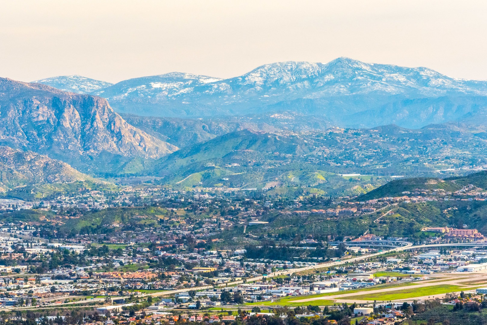 View from the top of Cowles Mountain.