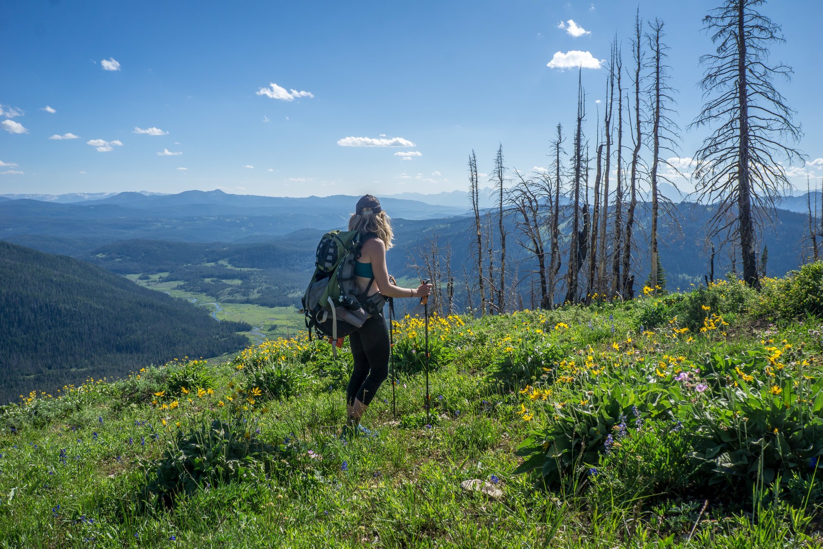 Packrafting the Buffalo Fork River.